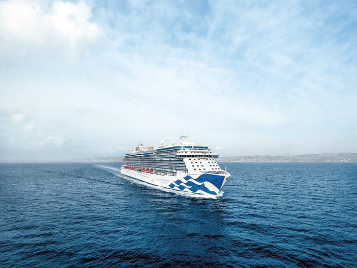 A photo of the Majestic Princess cruise ship